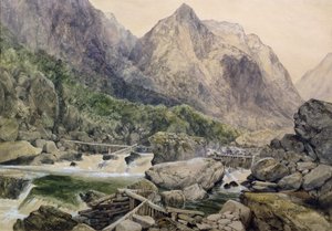 Rapids, Romsdal, Norge, 1847
